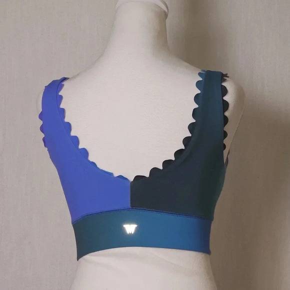 IVL Collective Scallop Multi Colored Bra /Tank SZ 6 W Removeable Pads - Picture 4 of 9